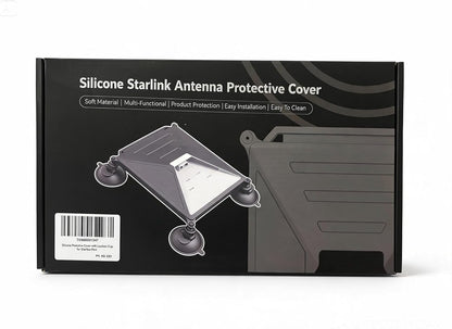 Case de Silicone para Starlink Mini Alltek AS-C01 Preto Capa Protetora Antiderrapante