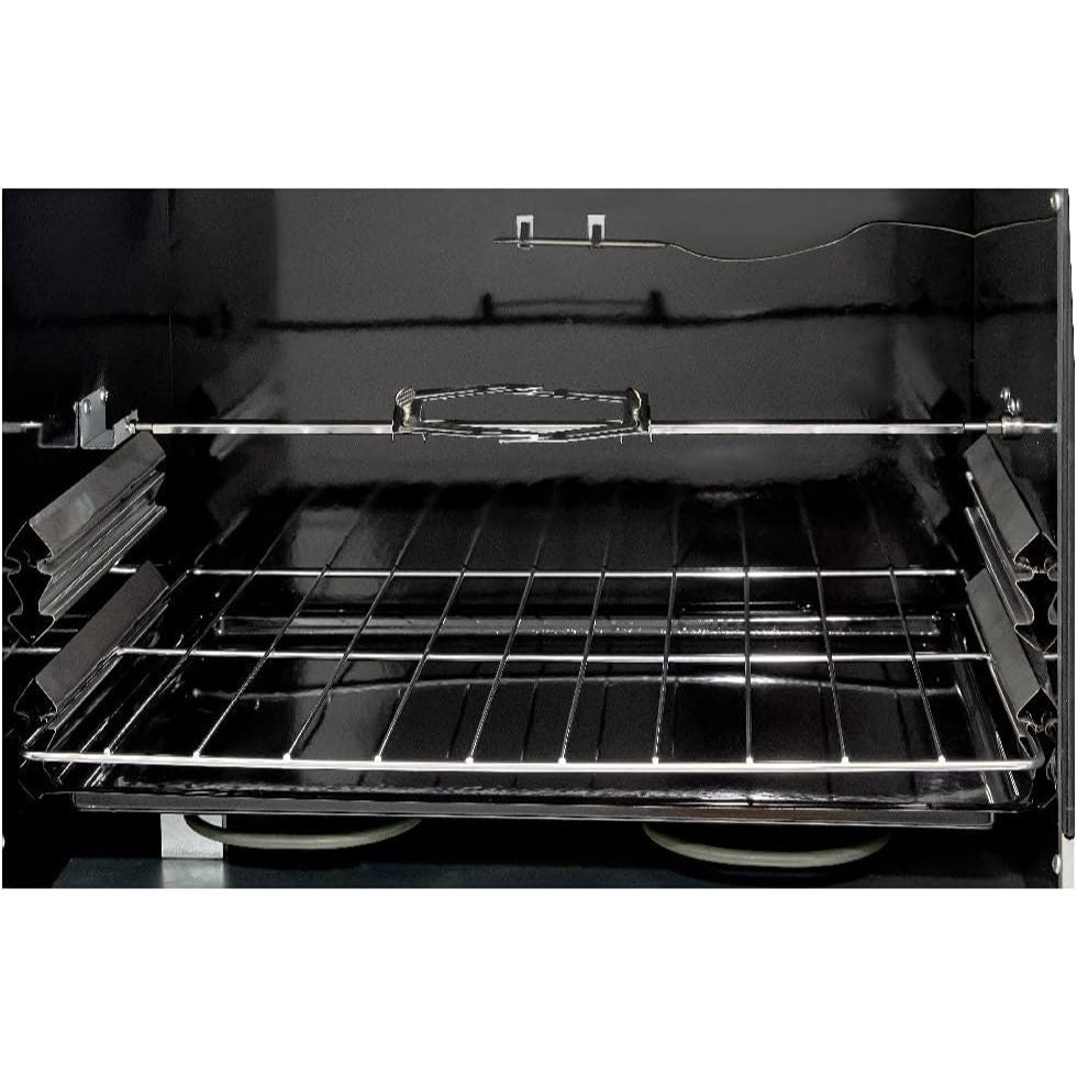 Forno Elétrico de Bancada Fogatti Smart 60 L com Espeto Grill Preto/Prata