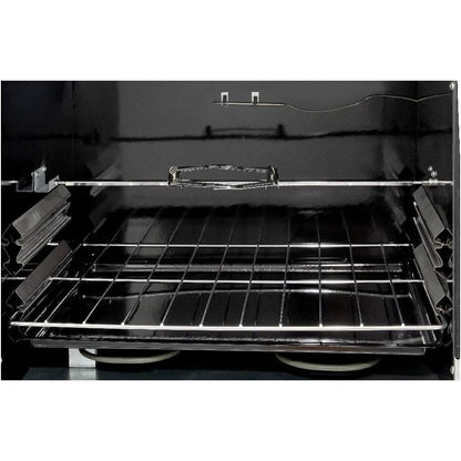 Forno Elétrico de Bancada Fogatti Smart 60 L com Espeto Grill Preto/Prata
