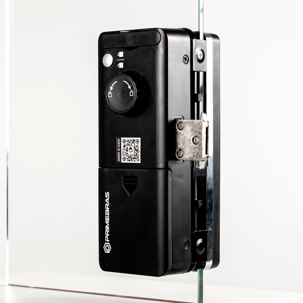 FECHADURA DIGITAL BLUETOOTH PRIMEBRAS ATHENAS VIDRO