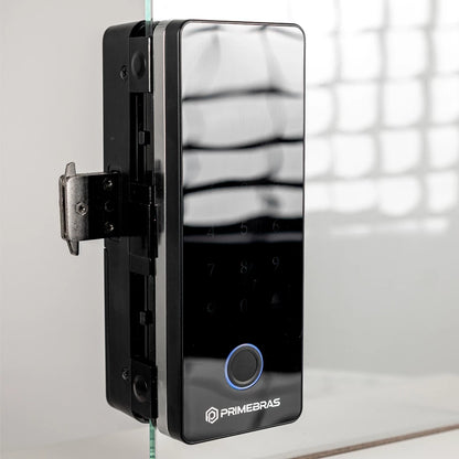 FECHADURA DIGITAL BLUETOOTH PRIMEBRAS ATHENAS VIDRO