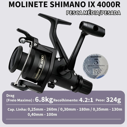 Molinete Shimano IX 4000R Traseiro Para Pesca