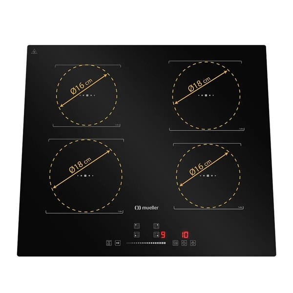 Cooktop Indução Mueller 4 Bocas Painel Touch 220V