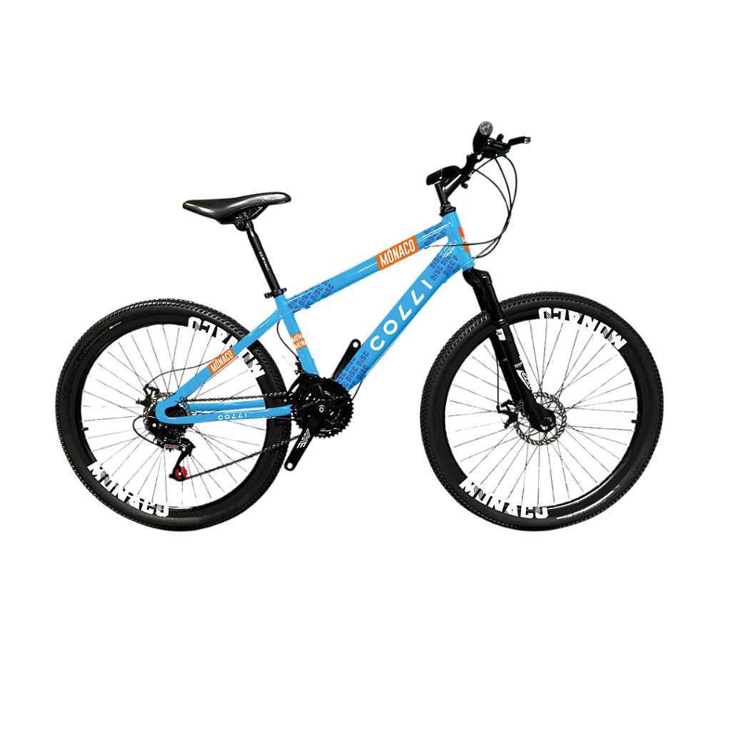BICICLETA COLLI MONACO A.26 F.DISCO 21V- AZUL CHMPANHE