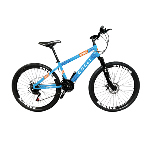 BICICLETA COLLI MONACO A.26 F.DISCO 21V- AZUL CHMPANHE