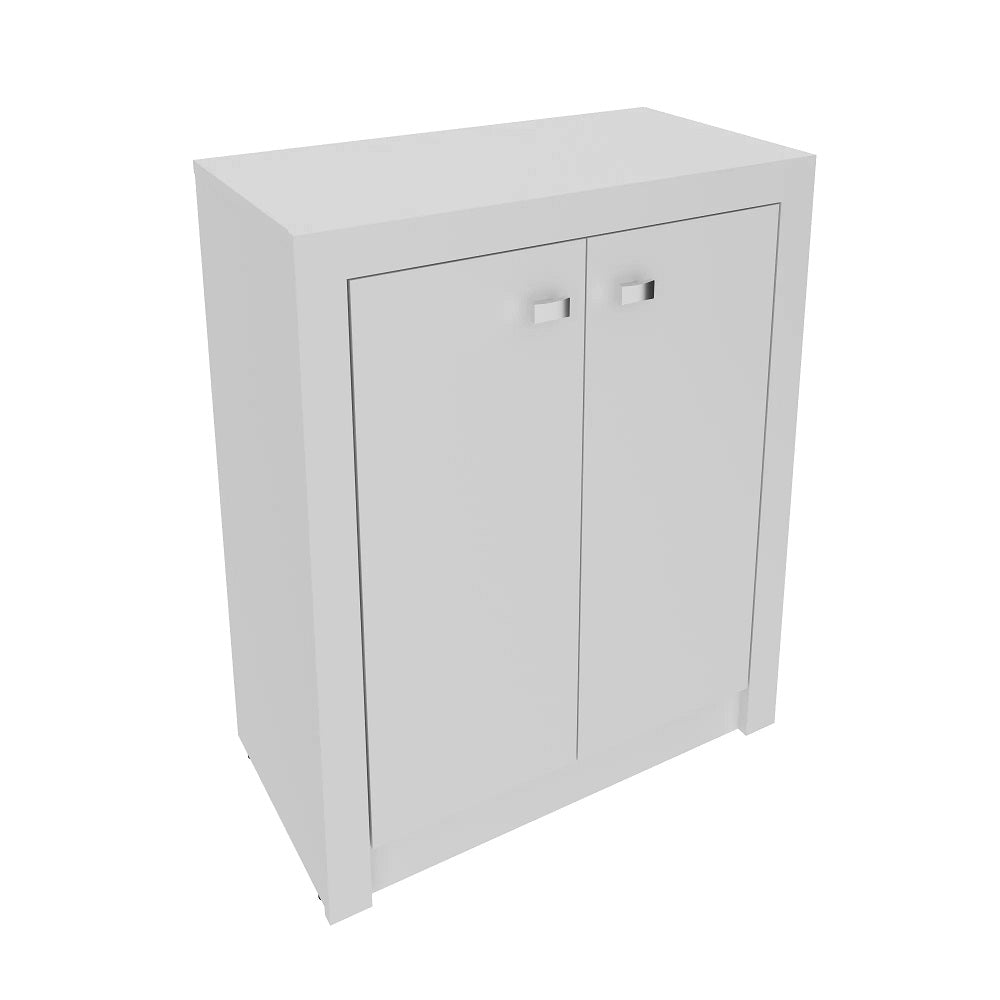 Balcão Para Escritório 2 Portas Me4103 Tecno Mobili Branco