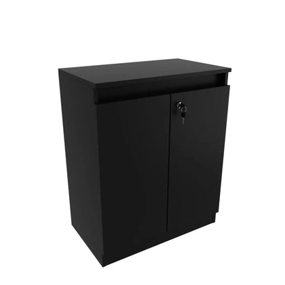 Armário 2 Portas Com Chave Tecnomobili Preto