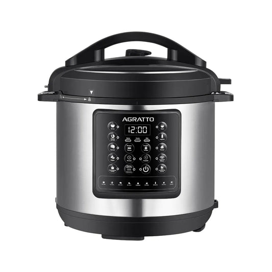 Panela de Pressão Multifunções Agratto Digital 6L Inox