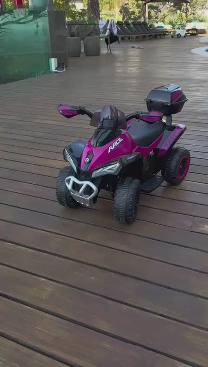 Quadriciclo Elétrico Infantil Rosa Importway
