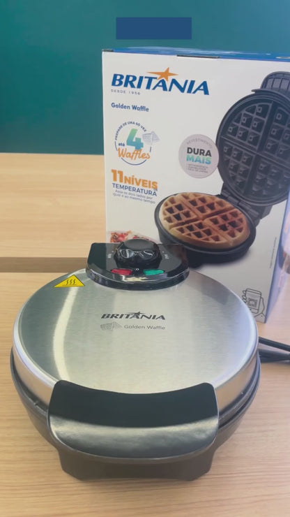 Máquina De Waffle PWM02A PHILCO 850W Antiaderente 127V