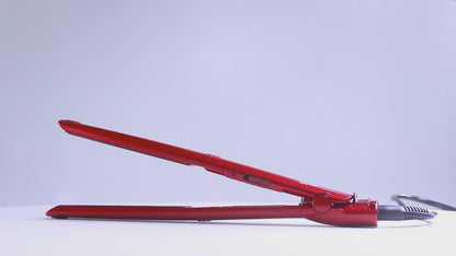 Prancha Cabelo New Lumina Red Ceramic Íon Gama Italy Bivolt Vermelha