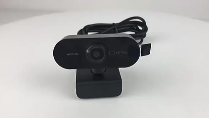 Webcam Usb Full Hd 1080p Wb com Microfone Ângulo 110° e Tripé