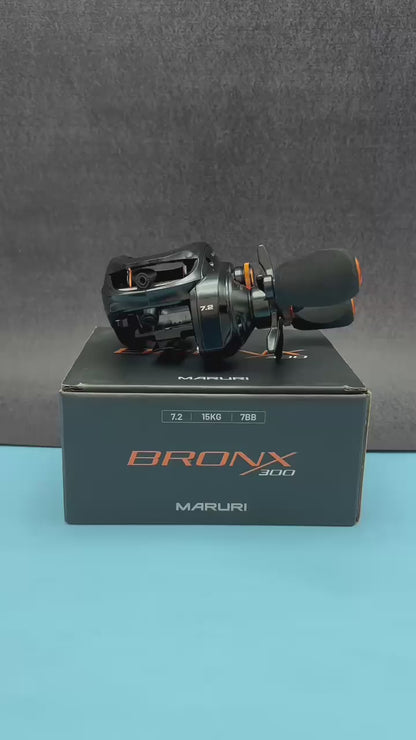 Carretilha Maruri Bronx 300P LH Esquerda Para Pesca