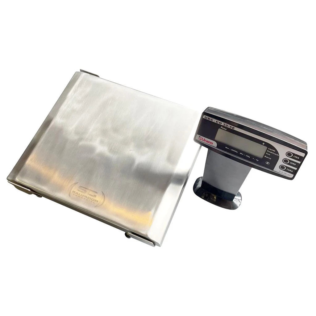 Balança Digital Urano UDC CO-E 30kg Divisão 5g Checkout PDV USB Serial Sem Bateria Bivolt