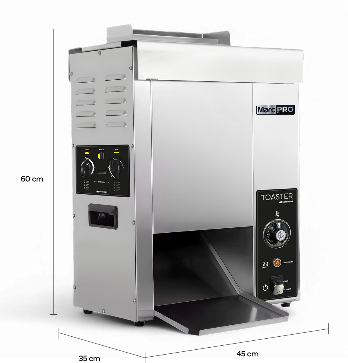 Tostadeira Industrial Vertical MarcPro 220V Marchesoni