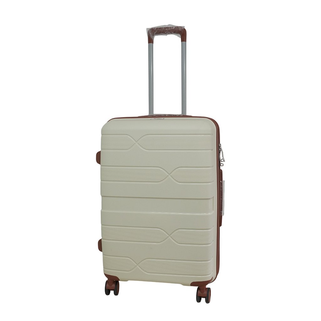 Mala De Viagem Menat Elefante 23kg Polipropileno Branca